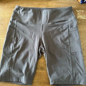 Dark Gray Biker Shorts